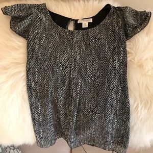 Flutter Sleeve Blouse - Motherhood Maternity S